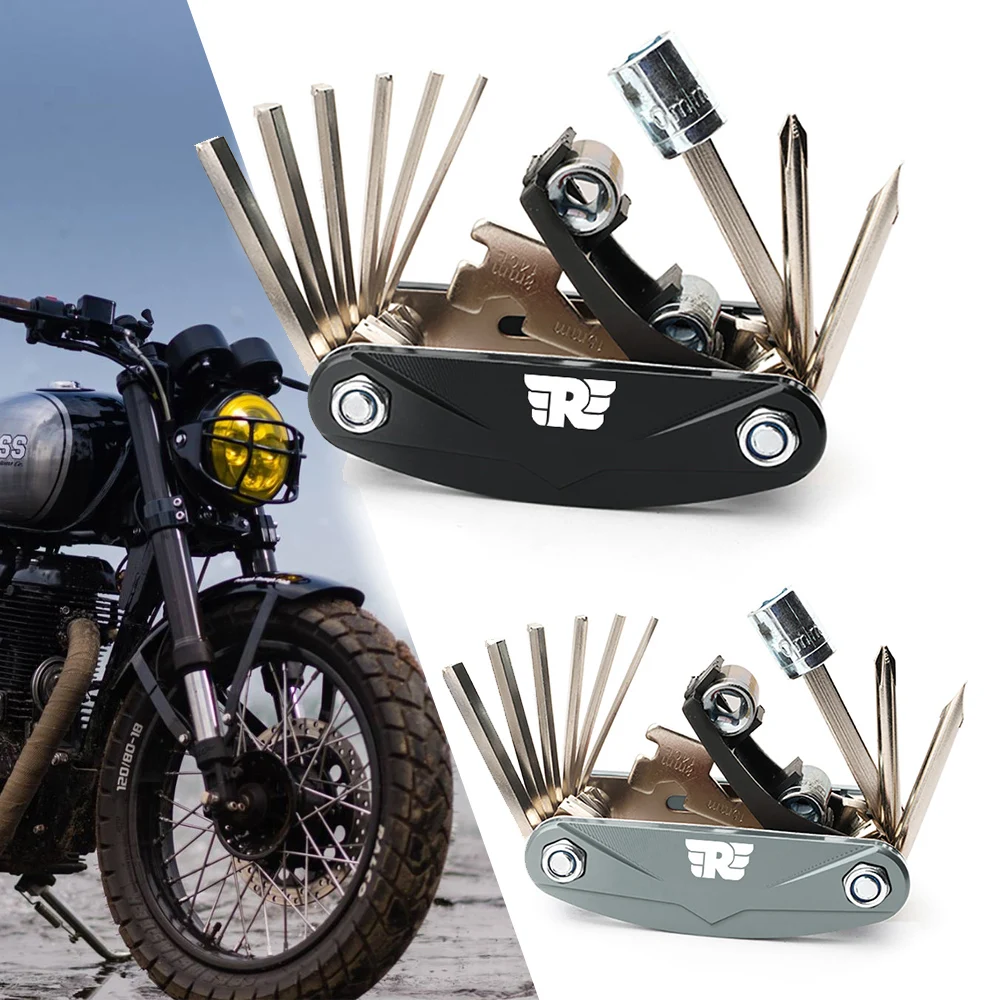 For Royal Enfield Bullet Meteor Classic 350 500 Interceptor 650 Gt Himalayan 411 Multi-Function Tool Repair Screwdriver