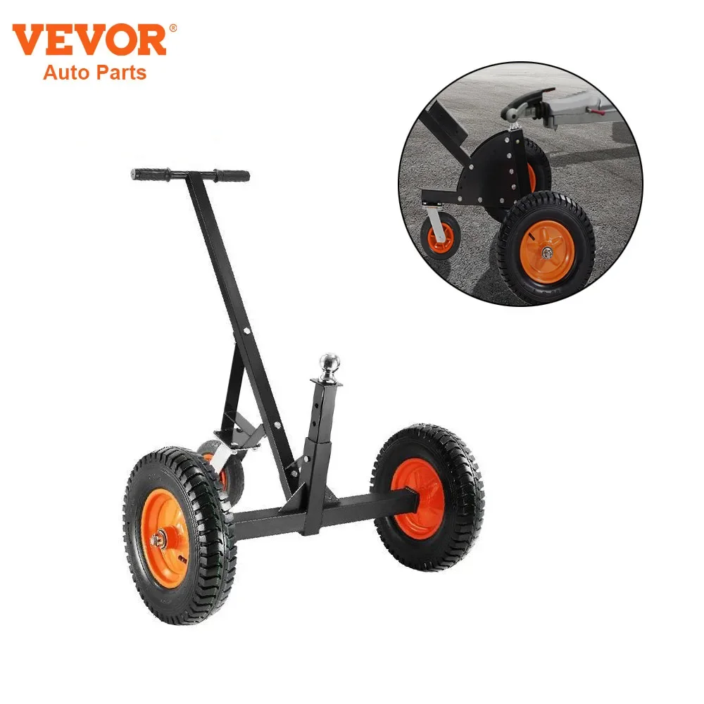 VEVOR Tongue Adjustable Trailer Dolly Carbon Steel Trailer Mover 1500lbs Universal Wheel Parts for Moving RV Boat Camper Jack