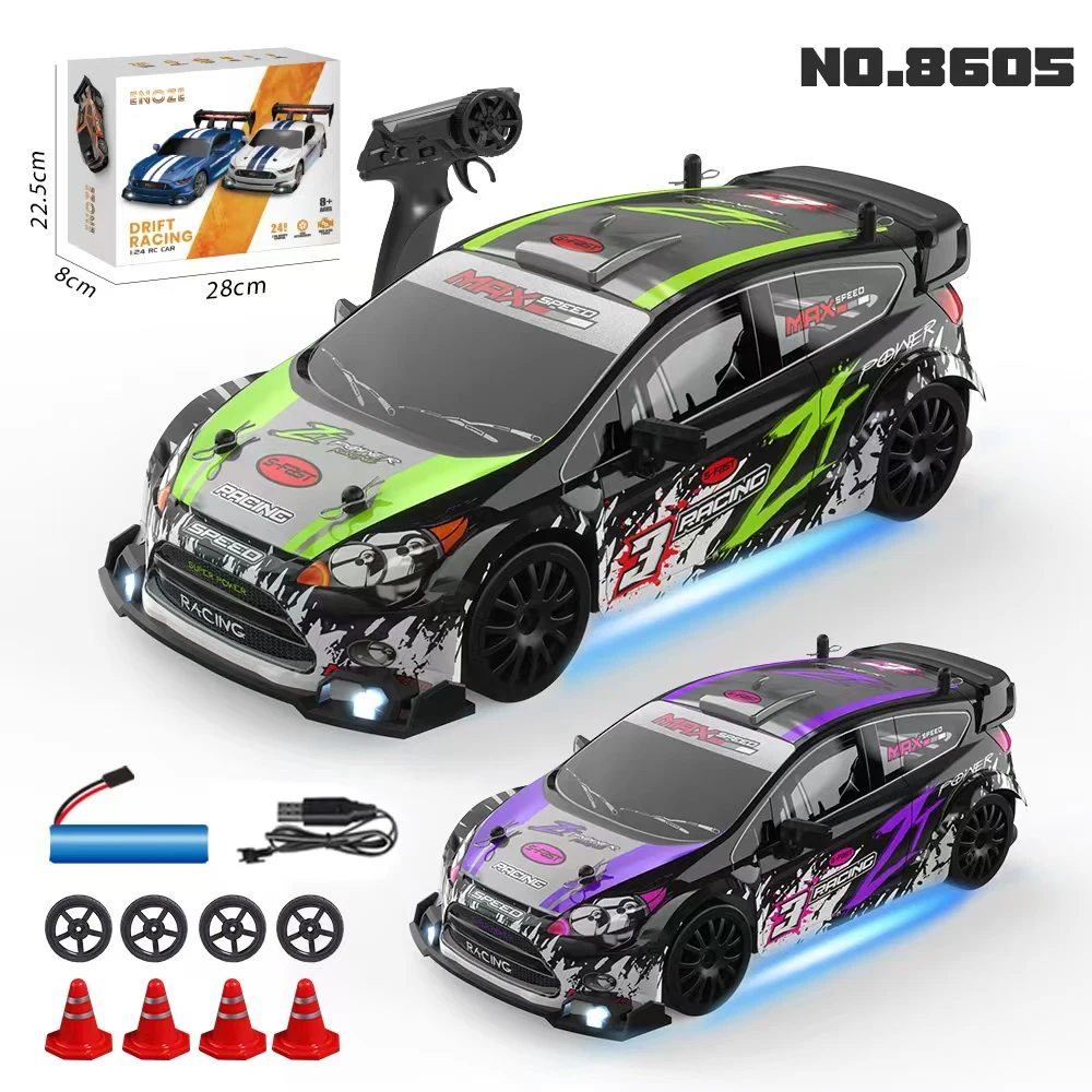 

Масштаб 1:24, 4WD RC Drift Car GTRPRO AE86PRO RTR, металлические шины, готовые к гонке, игрушка для детей и взрослых, подарок на день рождения