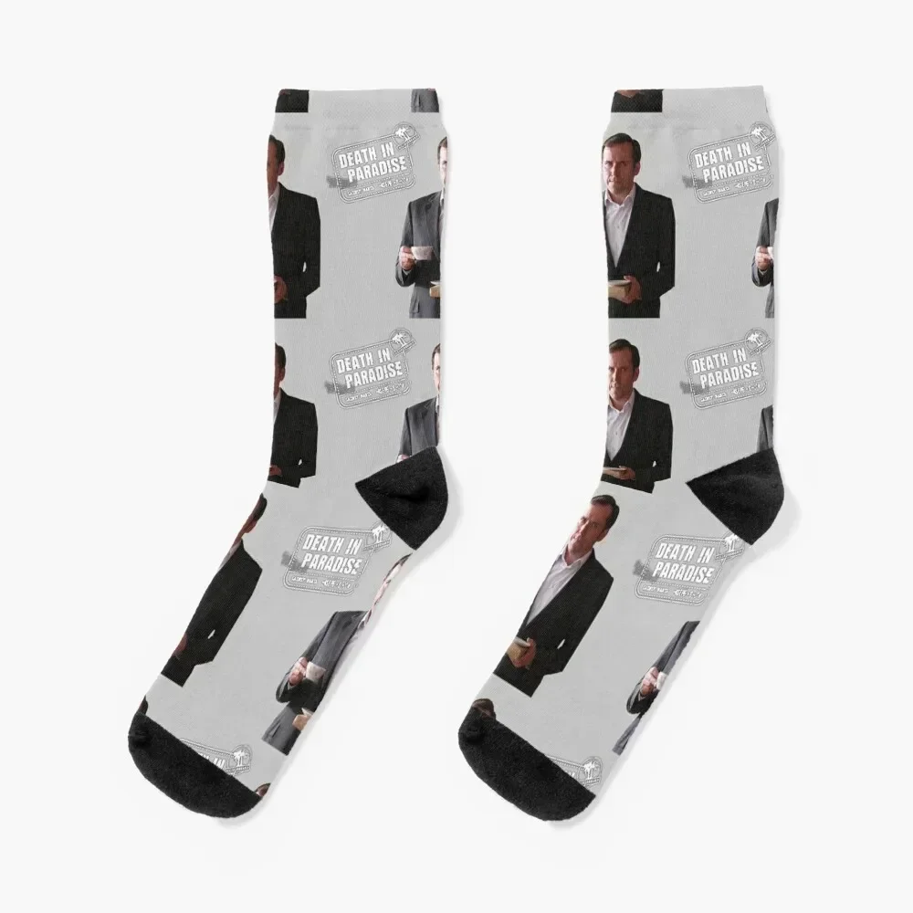 

BBC Death in Paradise DI Socks custom basketball shoes Socks Men Women's