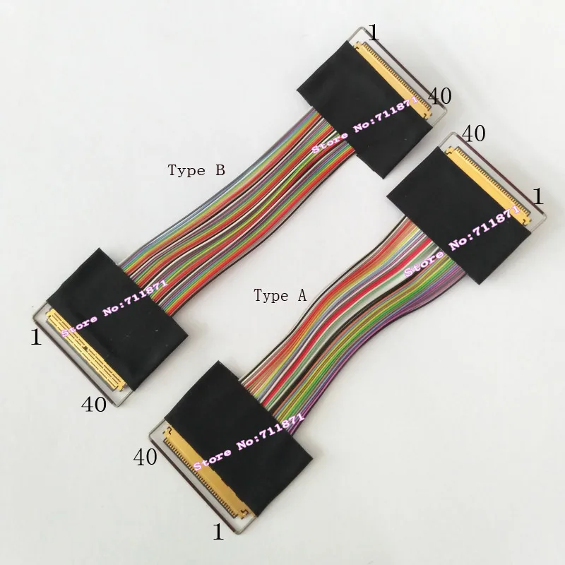 

Type A B 0.5 Pitch 40Pin I-PEX 20453-040T to 20453-040T Screen Cable Line 40P to 40Pin Tablet PC eDP Screen Line Cable Wire Cord