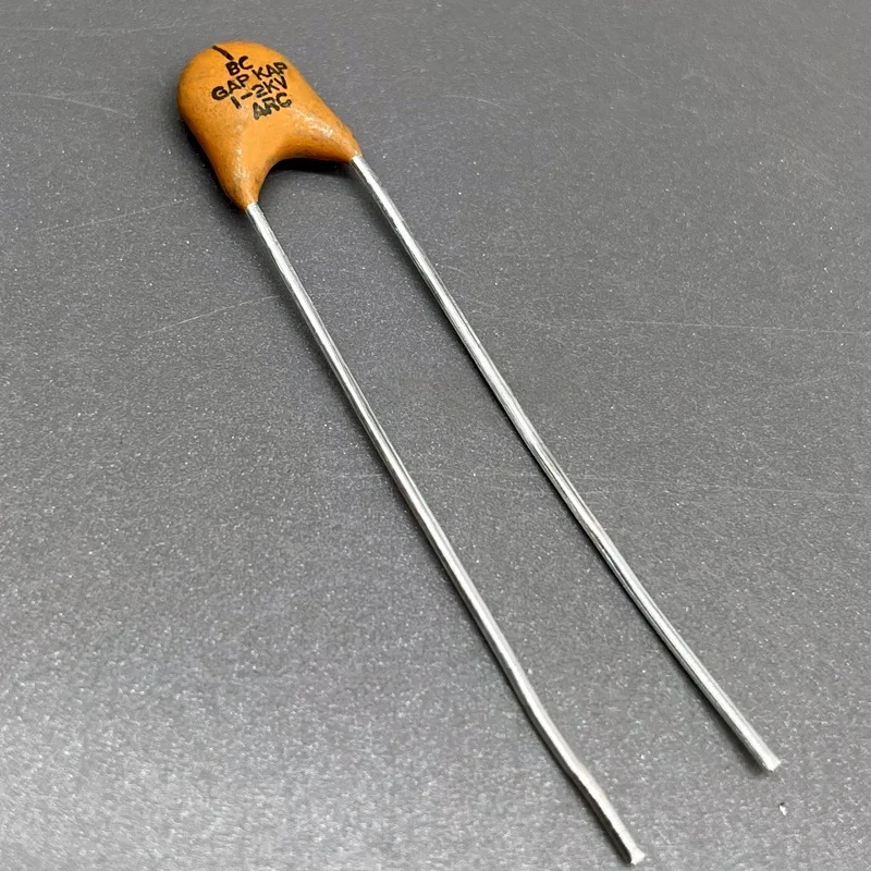 2 PCS BC CAP KAP 1-2KV ARC 0.75PF filme de prata febre áudio capacitor cerâmico