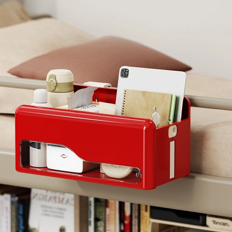 

Home Bedroom Wall-mounted Storage Box, Punch-free Storage Basket, Multi-function Foldable Storage Box