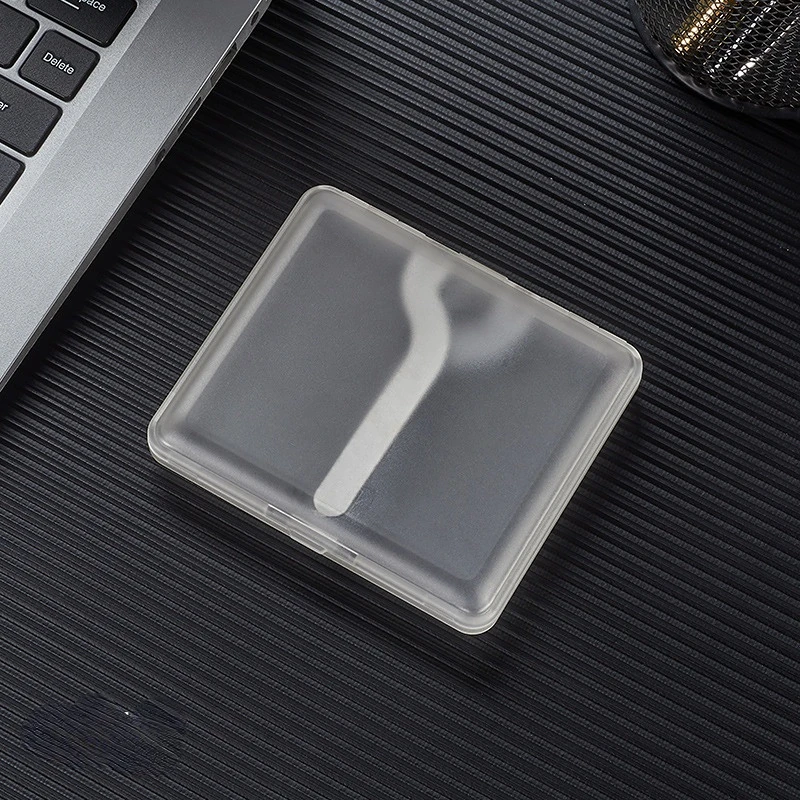 Transparent Frosted Anti-squeeze Cigarette Case Smoking Accessories Can Contain 20 Cigarettes raw