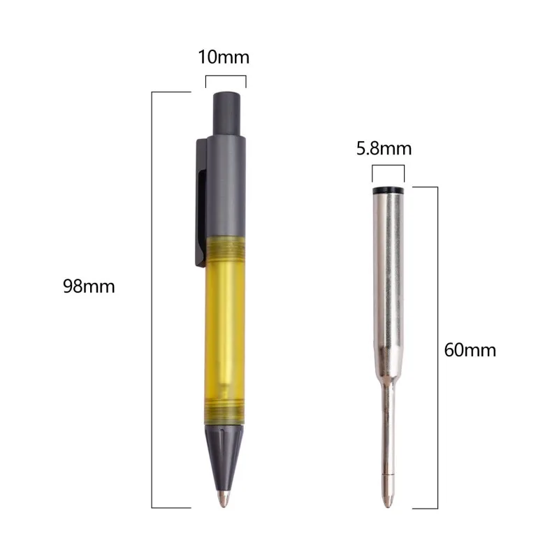 Titanium Alloy Signature Pen EDC Writing Pen Portable Multi-functional Outdoor Tools with 5pcs Pen Refill - Image 6
