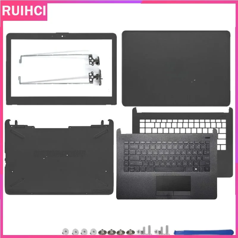 

For 14-BS 14-BW 14-BU 246 G6 240 G6 NEW Laptop Case LCD Back Cover Front Bezel LCD Hinges Palmrest Bottom Case Housing 14inch