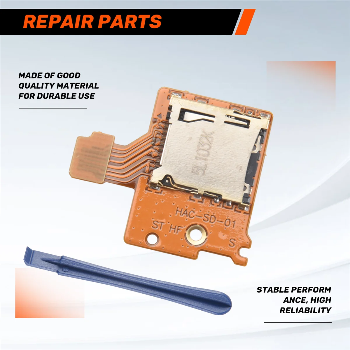 Nuevo Kit de reparación de repuesto de placa con ranura para tarjeta Micro-Sd, piezas de reparación para Nintendo Switch Ns, ranura para tarjeta Sd Tf