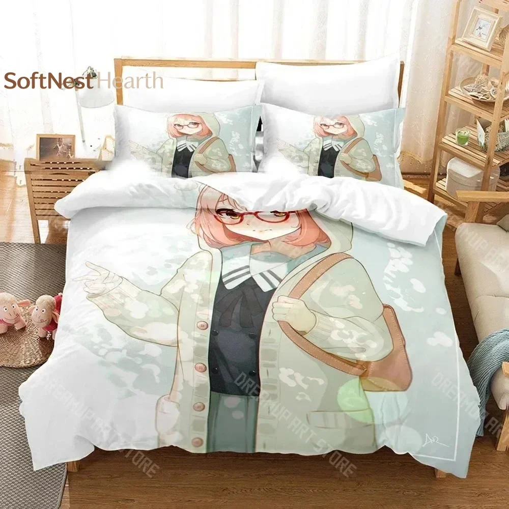 2026 3D Print Beyond The Boundary Bedding Set Pillowcase Duvet Cover Double Twin Full Queen King Adult Kids Bedclothes Quilt Cov