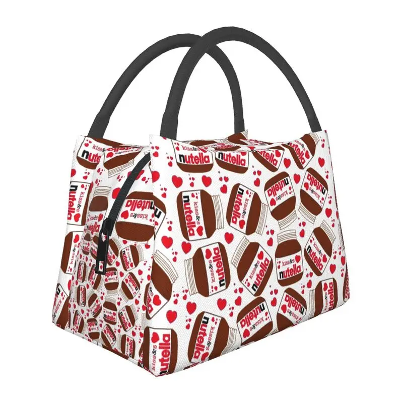 

Italy Nutellas Jar Thermal Insulated Lunch Bag Women Resuable Lunch Tote for Outdoor Picnic Multifunction Meal Food Box