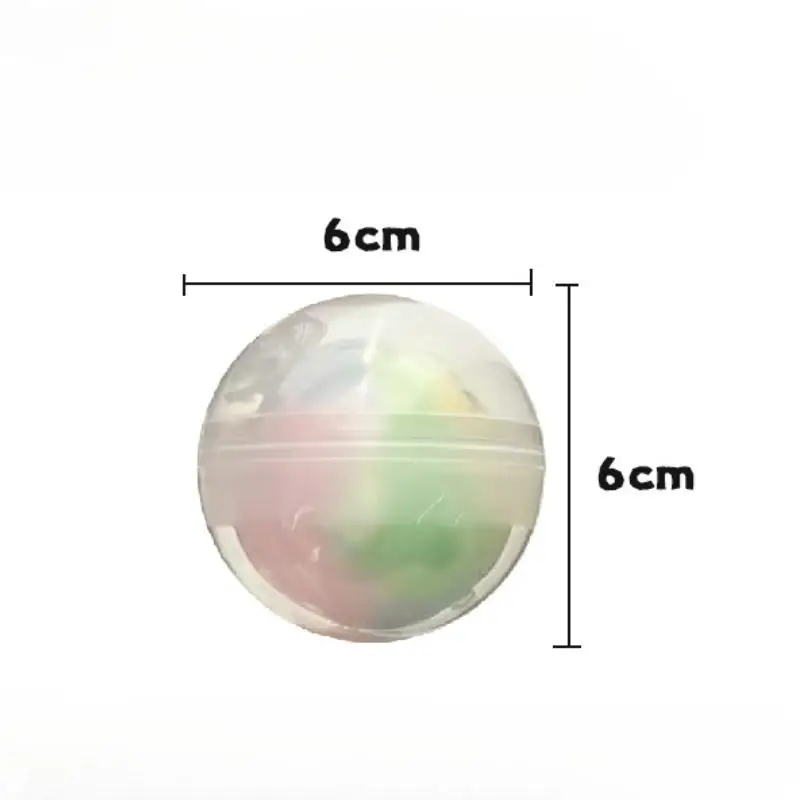 Handmade Candy Color Crunchy Ball Burst Filling Soft Squeeze Stress Relief Toy for Kids Adults Party Souvenir