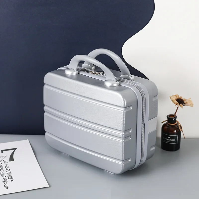 

(043) Hand luggage case 14-inch small lightweight cosmetic case mini