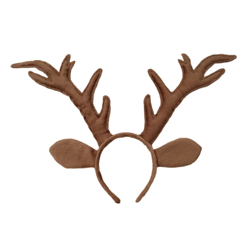 Carnivals Party Oversize Reindeer Antler Headband Adult Christmas Hairband image 4