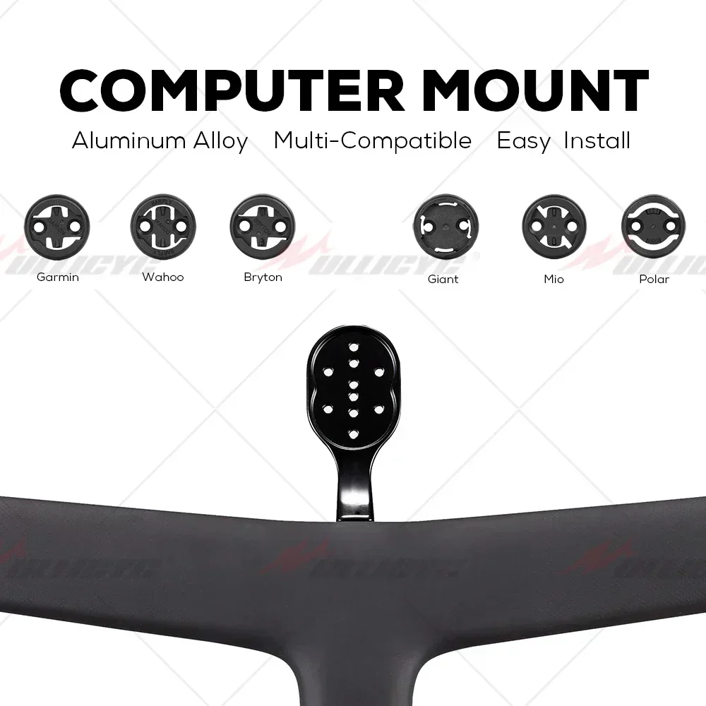 Für SL8 SL7 Out-Front-Computerhalter, Stoppuhr-Halterung, GPS-Fahrradhalterung für Garmin, Gopro, Bryton, Wahoo, Aluminiumlegierung – Detail 1