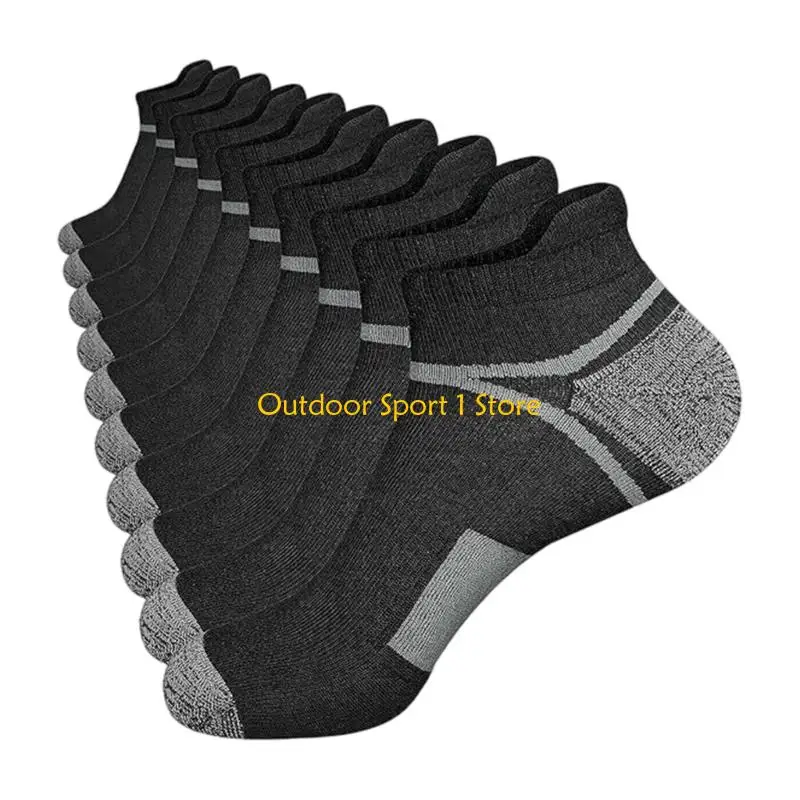 A0KA 5 أزواج الرجال النساء الجري الجوارب الكاحل الجوارب الجوارب القصيرة المدرب الجوارب جوارب رياضية جوارب رياضية الجوارب #2