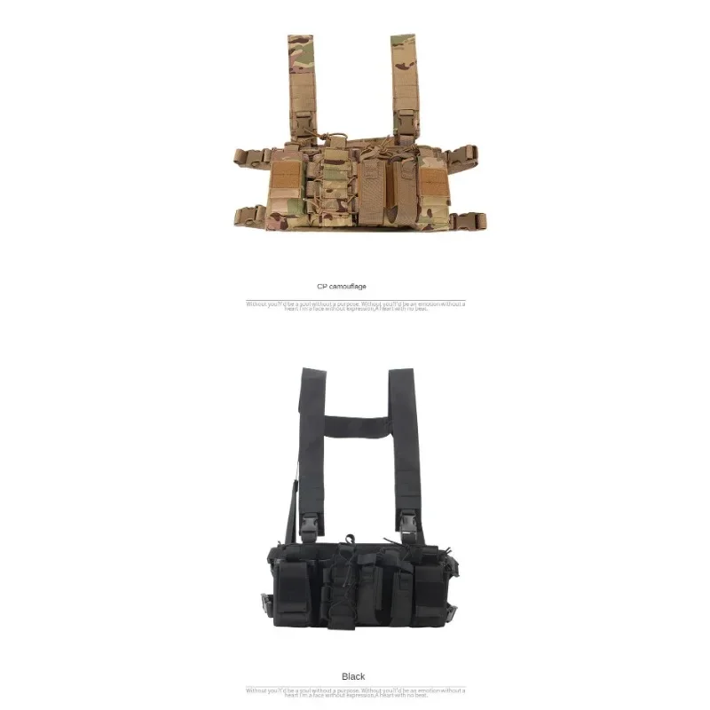 Colete Tático Militar no Peito, Ao Ar Livre, Impermeável, Ajustável, Pendurar, Molle, Engrenagem, Caça