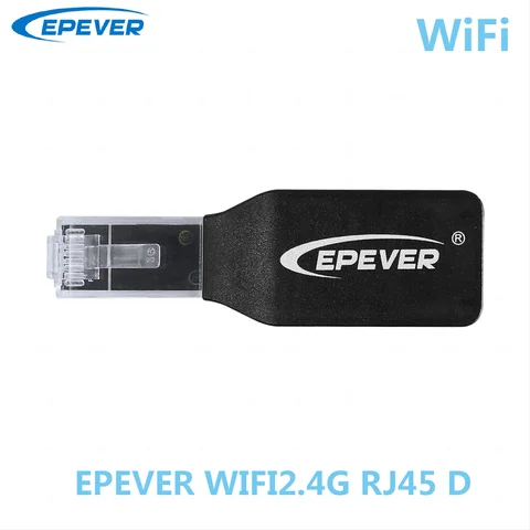 MPPT 태양광 충전 컨트롤러용 EPEVER WiFi 어댑터 휴대전화 앱을 통한 EPEVER WiFi2.4G RJ45 D 통신 모니터링