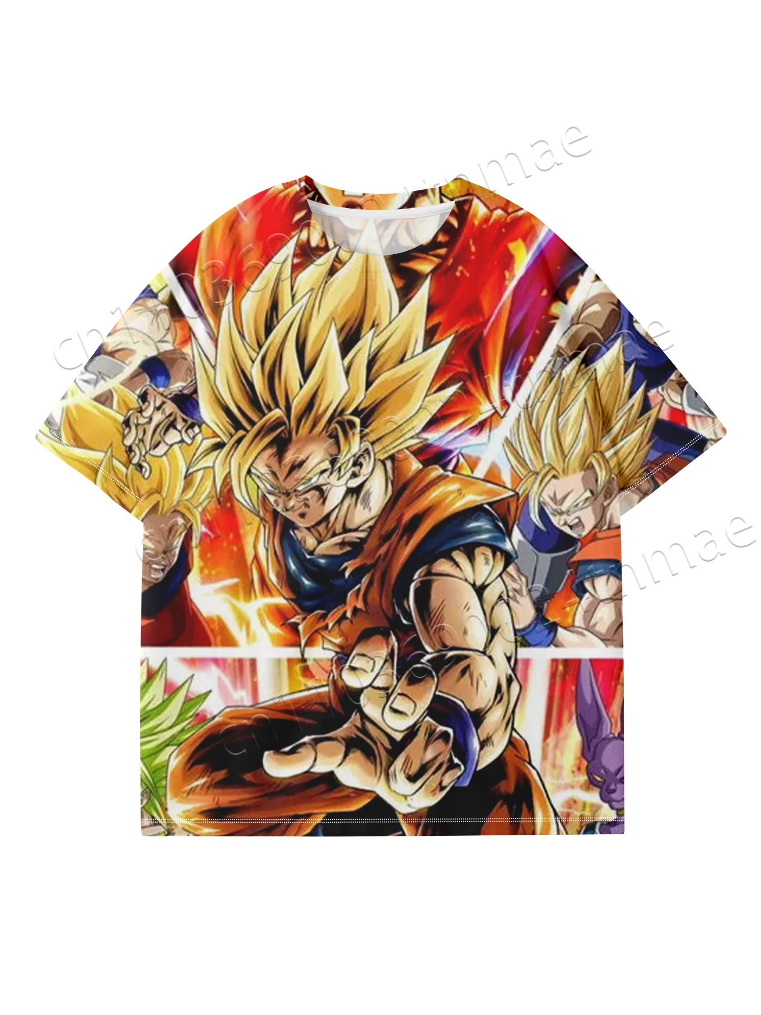 

2025 Dragon Ball Z New Season | Super Saiyan Tees for All Fans 3D Printing Quick Drying and Breathable