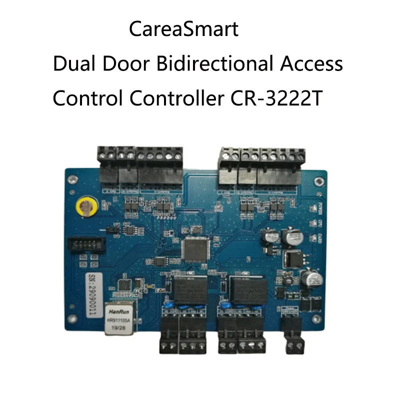 Carea CR-3222T TCP/IP 출입 통제 보드 두 개의 문 양방향 출입 통제 보드