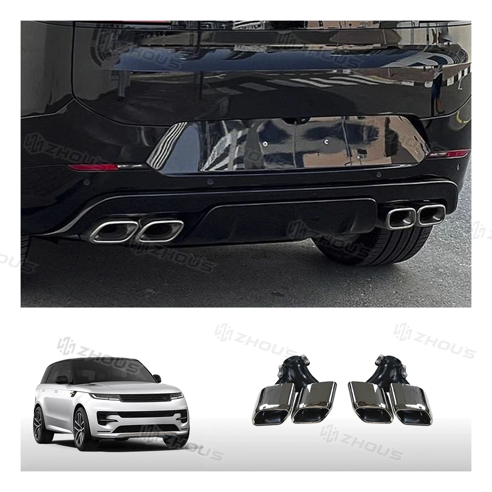 

Zhous Design High Quality Auto Accessories Car Spare Parts Square Exhaust Pipe for Land Rover Sport L461