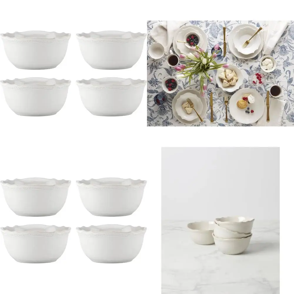 

Универсальный набор чаш для бусин из белого жемчуга, 4 штуки