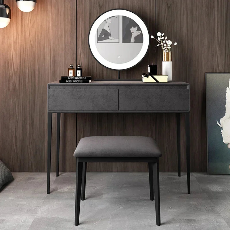 Lights Mirror Dressing Table Mirror Chair Light Makeup Fashion Dressing Table Luxury Nordic Tocador Maquillaje Bedroom Furniture