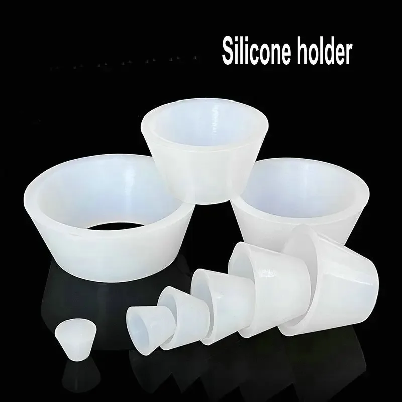 9pcs/set Rubber/silocone Buchner Funnel Holder Filter, Supporting Sleeve Plug for Filter Bottle Chemistry Laboratory Equipment