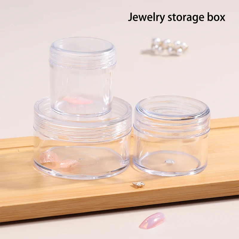 Plastic Transparent Storage Box Case For Nail Art Jewelry Diamond Embroidery Craft Bead Pill Necklace Bracelet Holder Tool