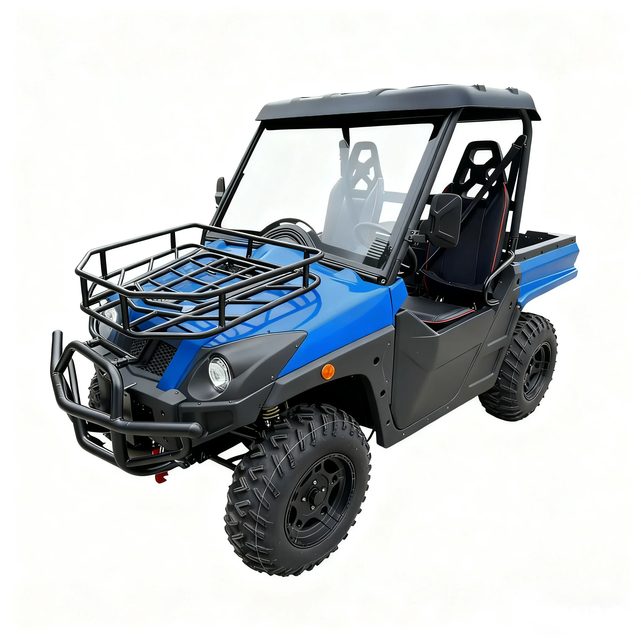 EEC Certified 48V UTV With Truck Bed 5000W Electric Outdoor Quad Bike Off-Road Vehicle 2 Seater Universal UTV