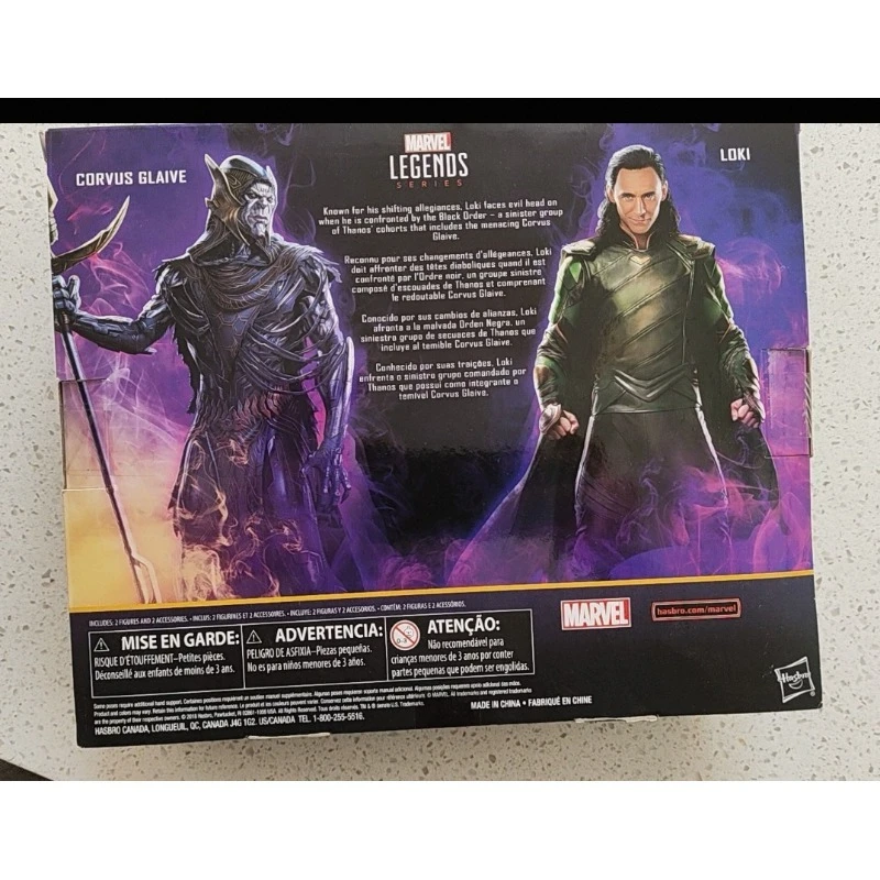

Оригинальная фигурка Локи/Корвус Глейв из серии Marvel Legends, модель, подарок, игрушка