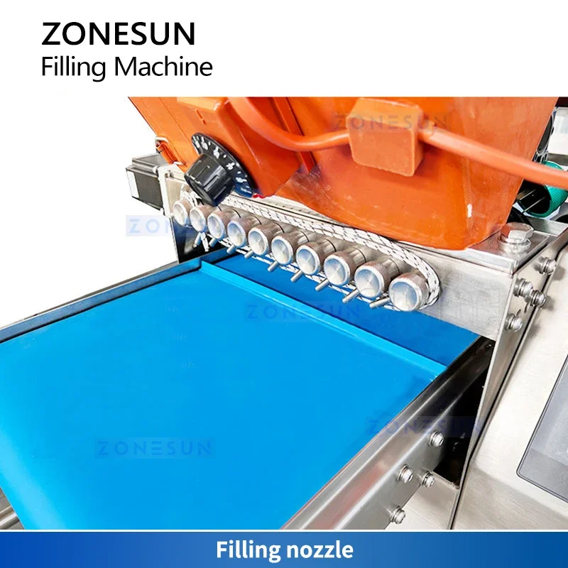 ZONESUN ZS-CTF50 Gummy Depositor Machine Paste Filling Machine Hot Liquid Filling Machine Gummy Candy Production