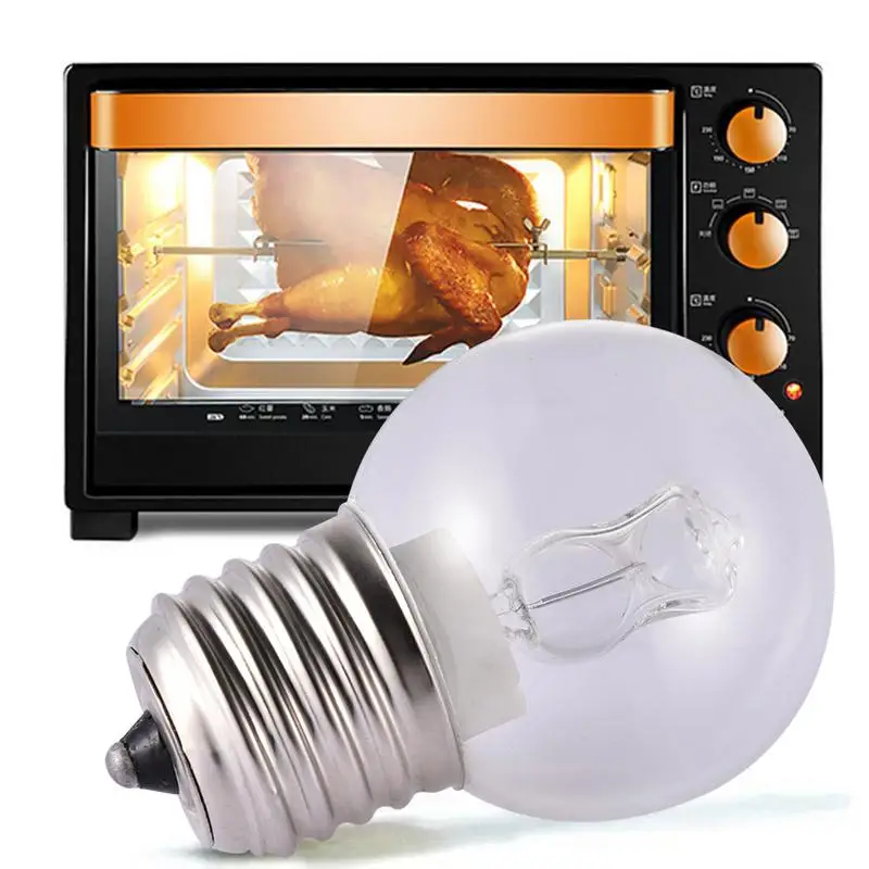 Luz de horno E27, resistente a altas temperaturas, 110 ℃, 25W, 40W, 220V, 500 V