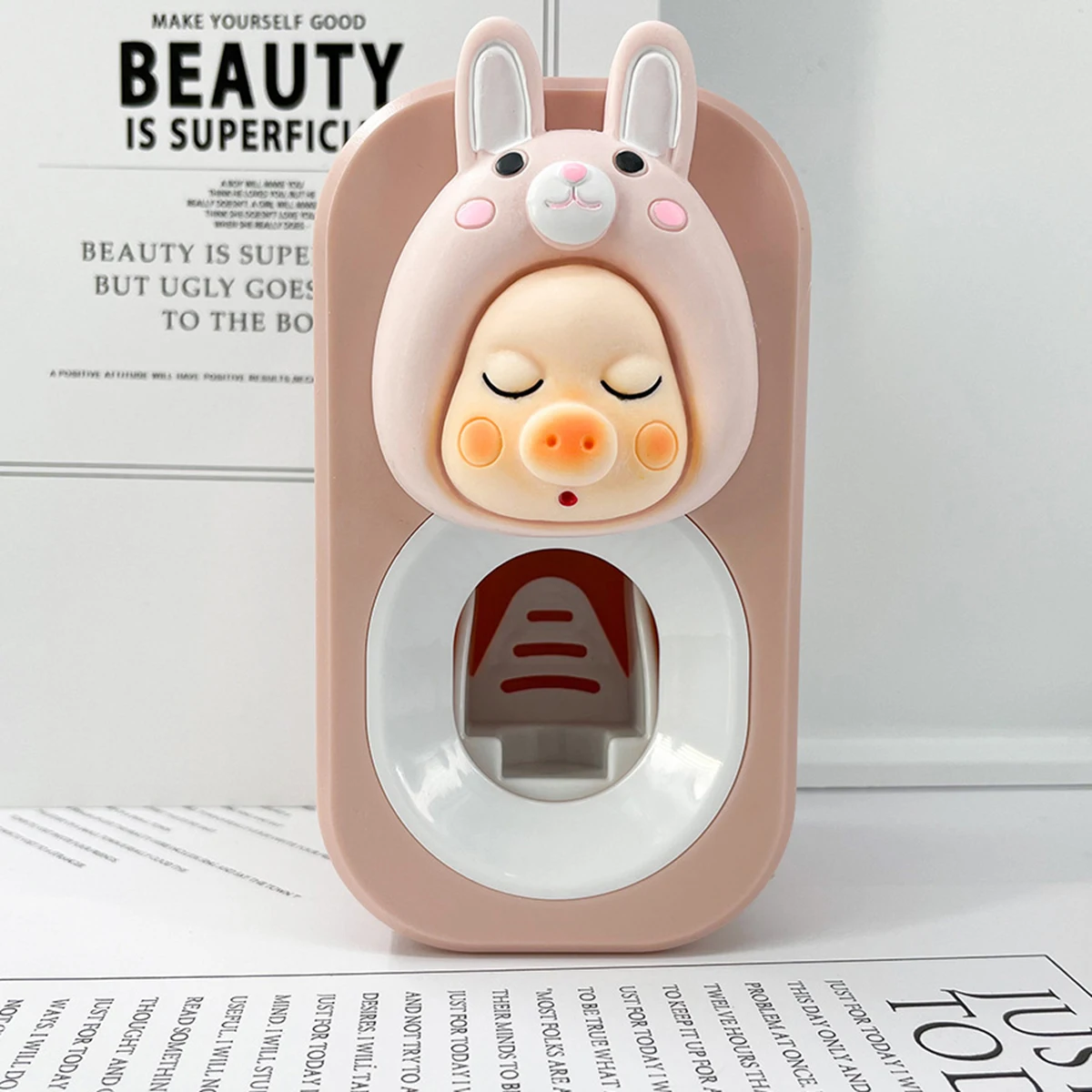 

Automatic Toothpaste Squeezer Lazy Squeezer Cartoon Cute Children's Wall-mounted Punch-free Storage Rack