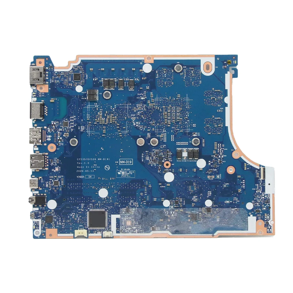 Imagem -02 - Placa-mãe Portátil para Lenovo Ideapad Jogos 315arh05 Nm-d191 Placa-mãe com Cpu Amd R54600h R7-4800h Gpu Gtx160 _ 4g
