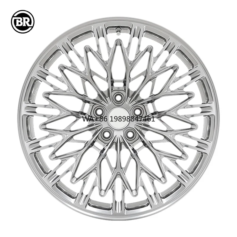 Ruedas BR de 17 18 19 20 21 22 23 24 26 Pulgadas, Aleación 6061, Monobloque Forjadas a Medida, Ancho 7-12J, Garantía de 5 Años de Fabricación