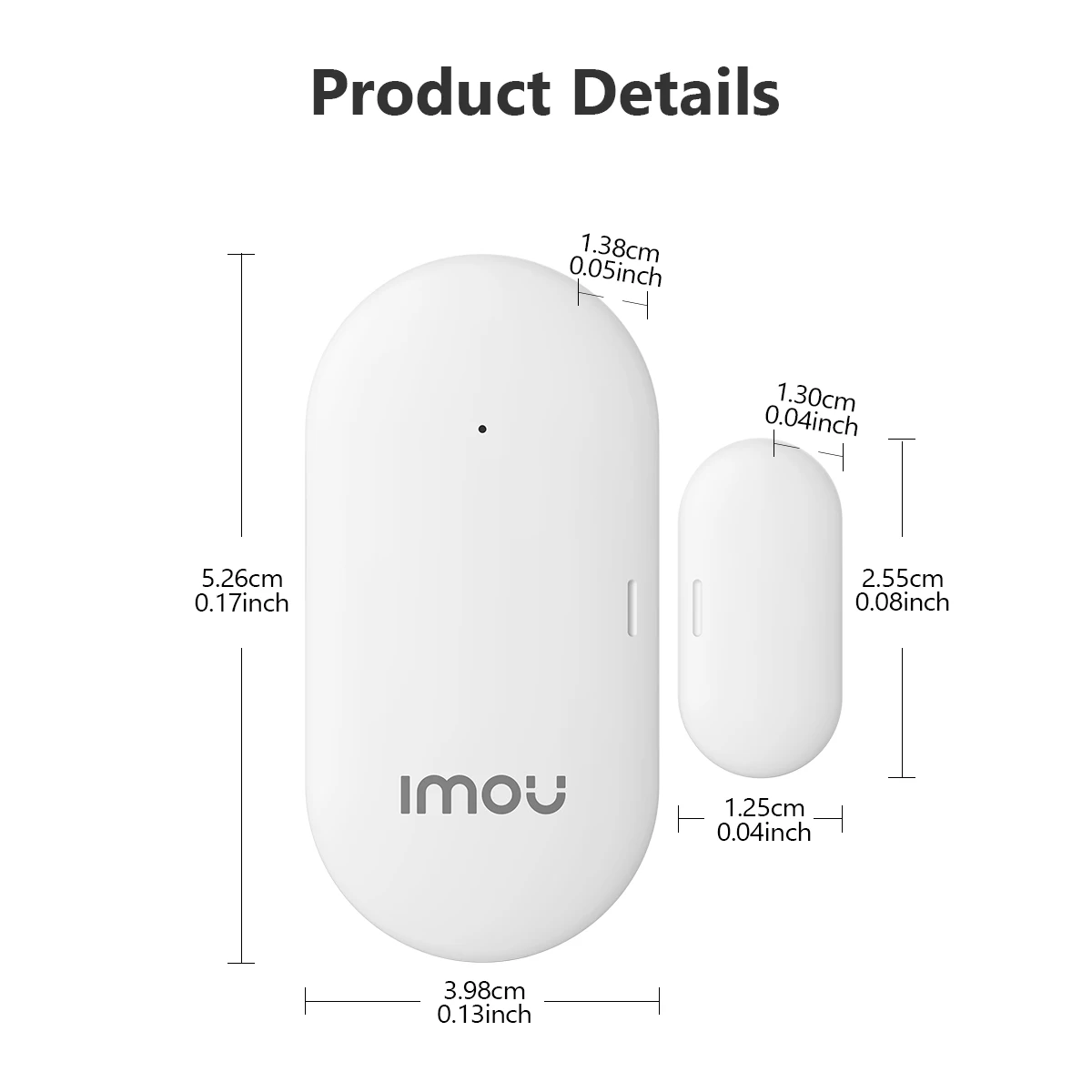 Умный Wi-Fi датчик двери и окна IMOU Zigbee 3,0, защита безопасности, 2-летняя Батарея, уведомление в режиме реального времени, защита от взлома