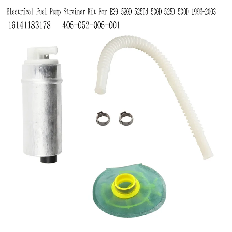 L10A مضخة الوقود الكهربائية مصفاة استبدال عدة 16141183178 405-052-005-001 لسيارات BMW E39 520D 525Td 530D 525D 530D 1996- 2003