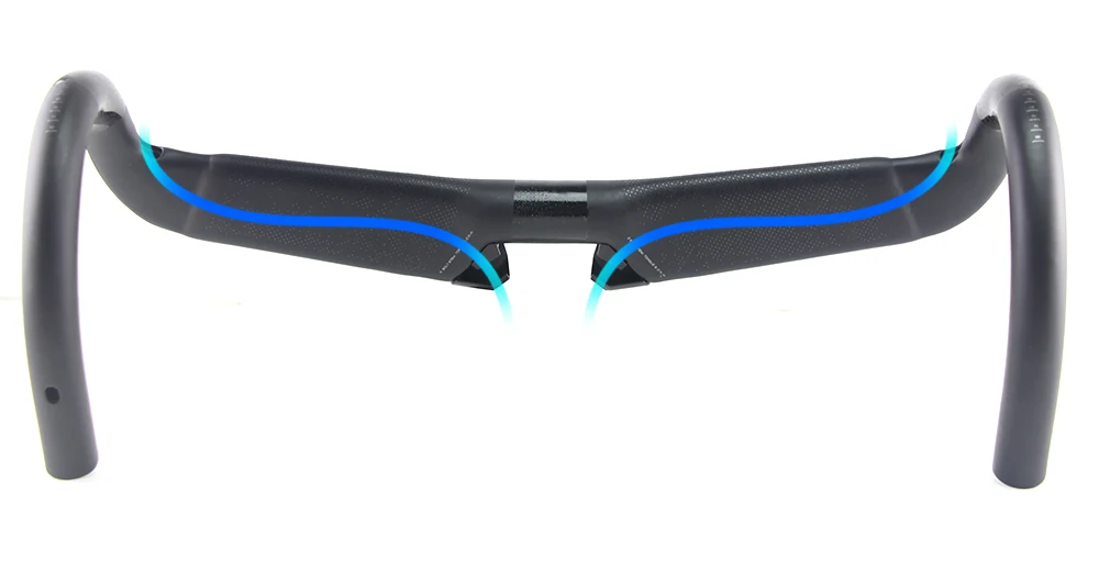 ULLICYC Areo2 Road bicycle racing Matte/Gloss full carbon handlebar internal cable carbon bike handlebar 31.8*400/420/440mm