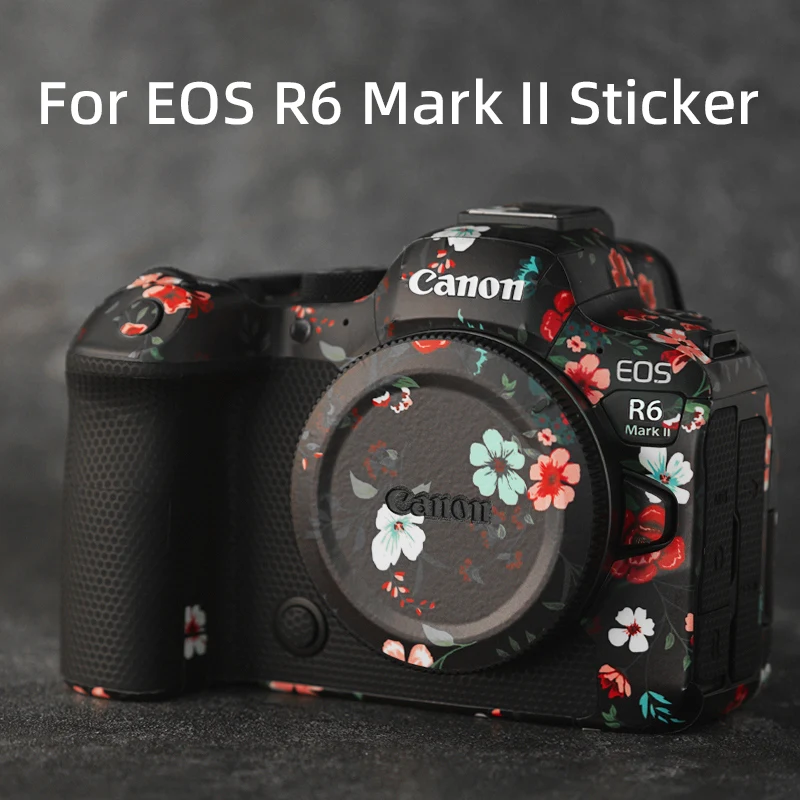 Canon EOS R5 Skin R6 korpus aparatu skórka naklejka naklejka chroniona przed zarysowaniami pokrowiec owijający futerał R6 mark II R5C R7/R8/R10 skóra