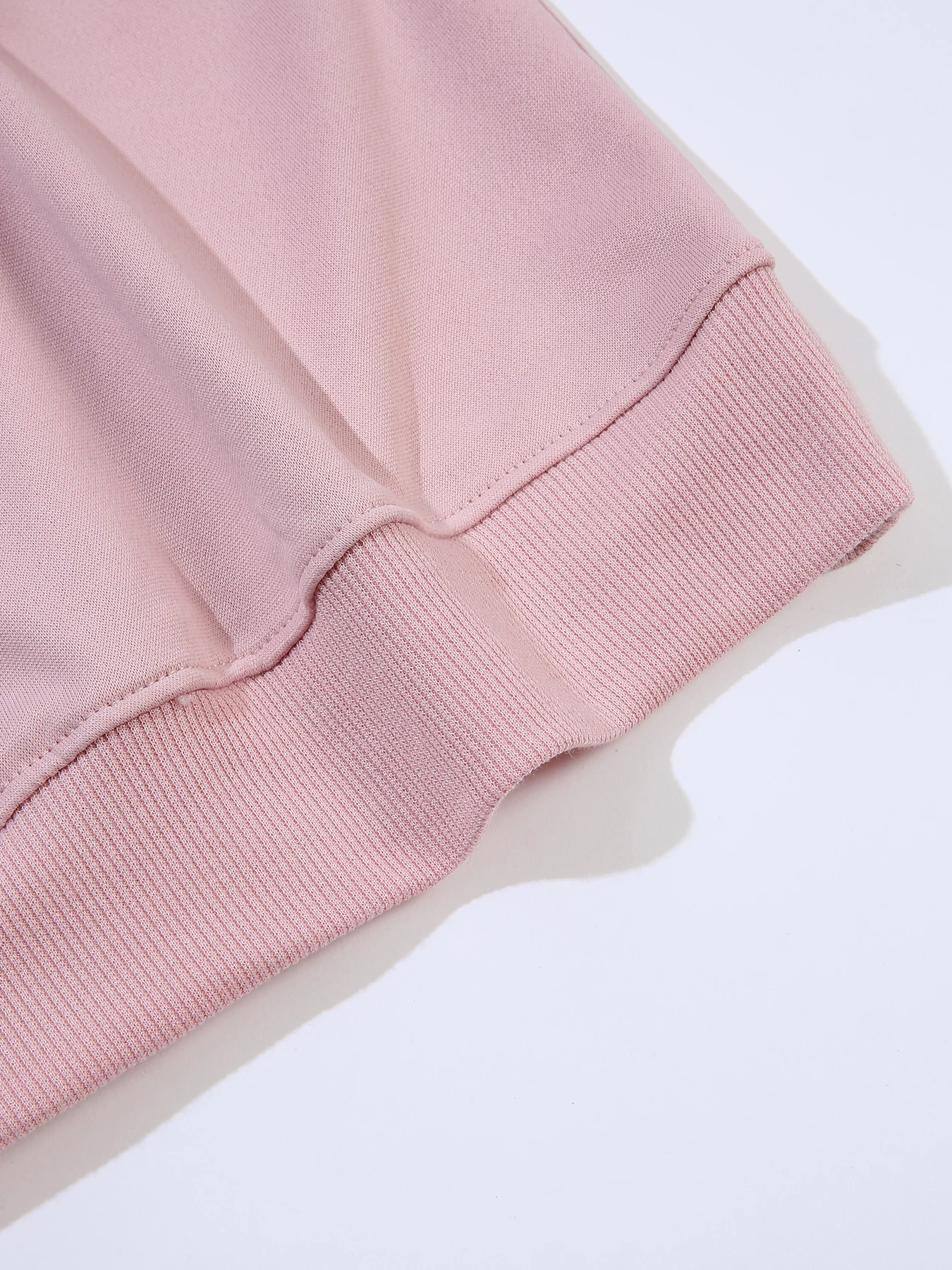 Decote redondo de manga comprida feminino, moda