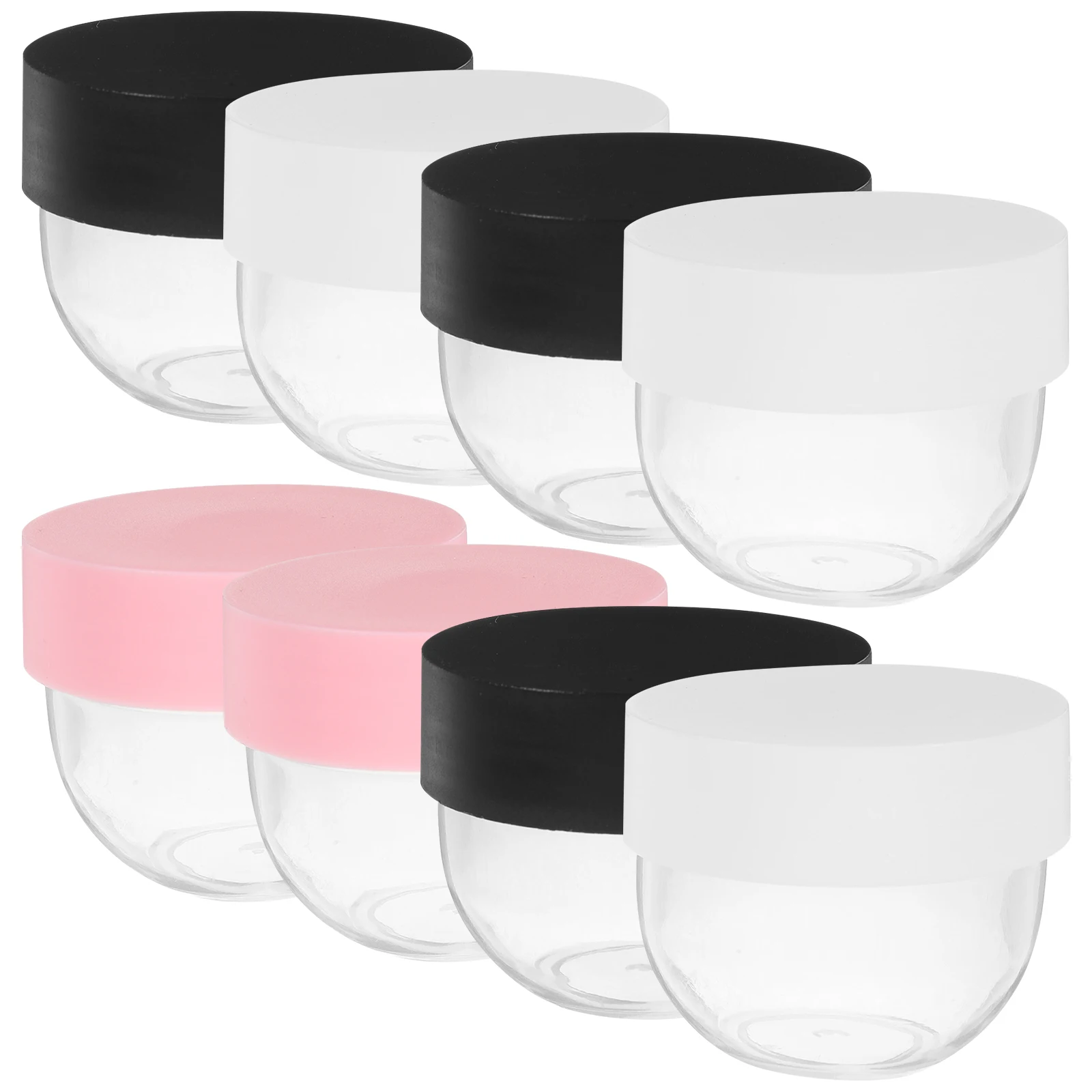 8pcs 30ml Cream Bottles Empty Containers Travel Jars Lotion Boxes Samples Refillable Storage Stable Material Non