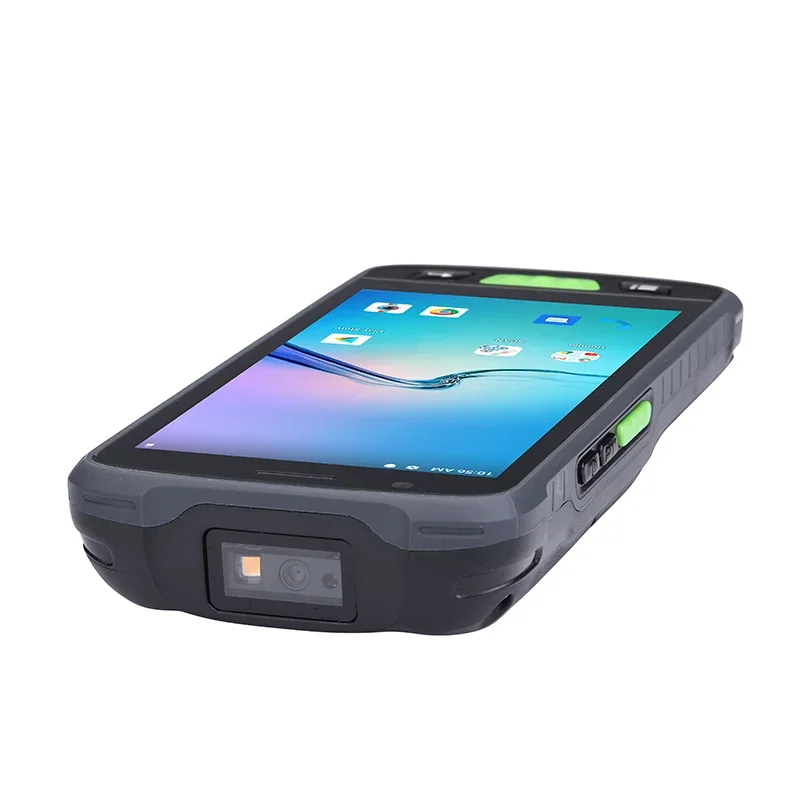 Handheld Android UHF RFID PDA Scanner 5.5inch Touch Screen Barcode Scanner Mobile Computer With 124Khz 134Khz LHF RFID Reader