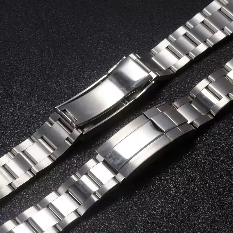 20mm 21mm Oyster 904 Bracelet Stainless Steel Watch Band for Rolex SUBMARINER DAYTONA SUP GMT Men Watch Bracelet Metal Straps