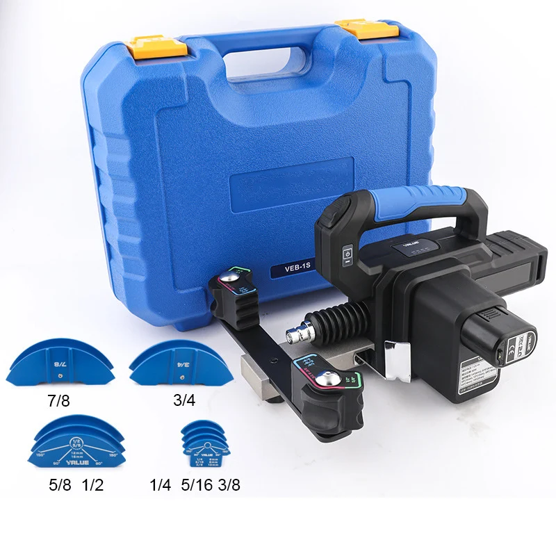Lithium Electric Tube Bender VEB-1 Electric Tool Copper Tube Bender 6-22MM Air Conditioning Tube Bending Automatic Pipe Bender