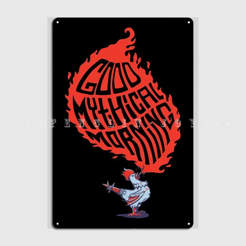 Good Mythical Morning Metal Sign Club Home Party Vintage Poster Tin Sign Posters