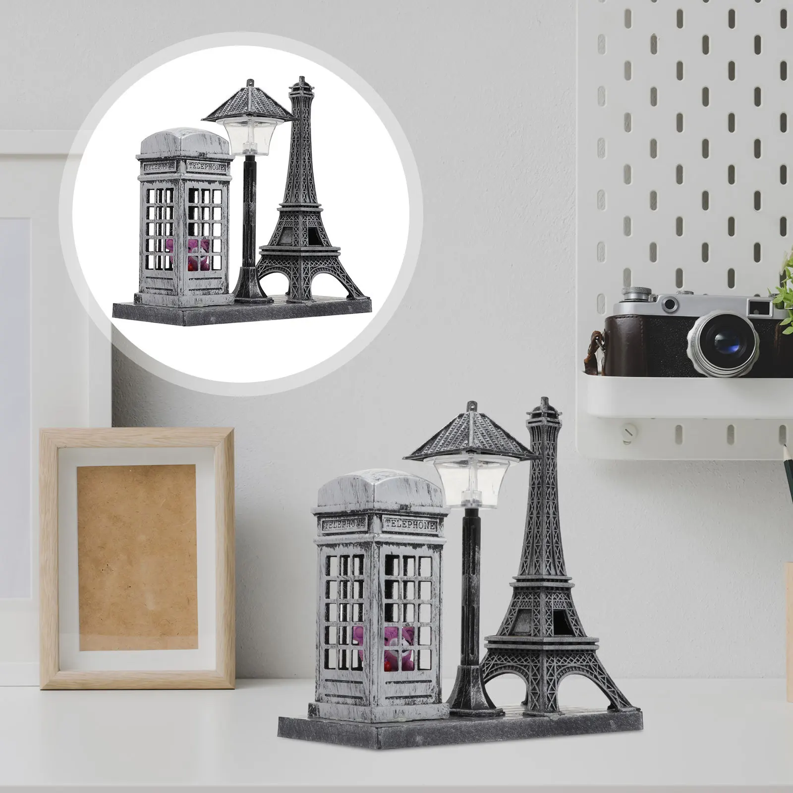 

Eiffel Tower Night Light Premium Plastic Street Lamp Ornament For Bedroom Home Decor Desktop Lamp Bedside Light