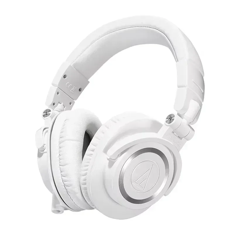 Originele Audio-Technica ATH-M50x Professionele Studio Monitor Hi-Fi Geluid Opvouwbaar Design Hoofdtelefoon Over-Ear Bedrade Headset