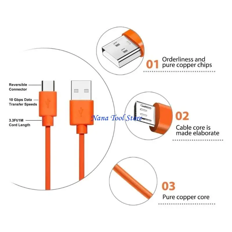 31GJ Replacement Charging Charging Adapter Cable Power Cord Wire for Video Doorbell 2