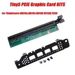 New OEM Expansion Graphic Card Tiny5 PCIE16 For Lenovo ThinkCentre M920q M920x M910X M720Q ThinkStation P330 With Bezel
