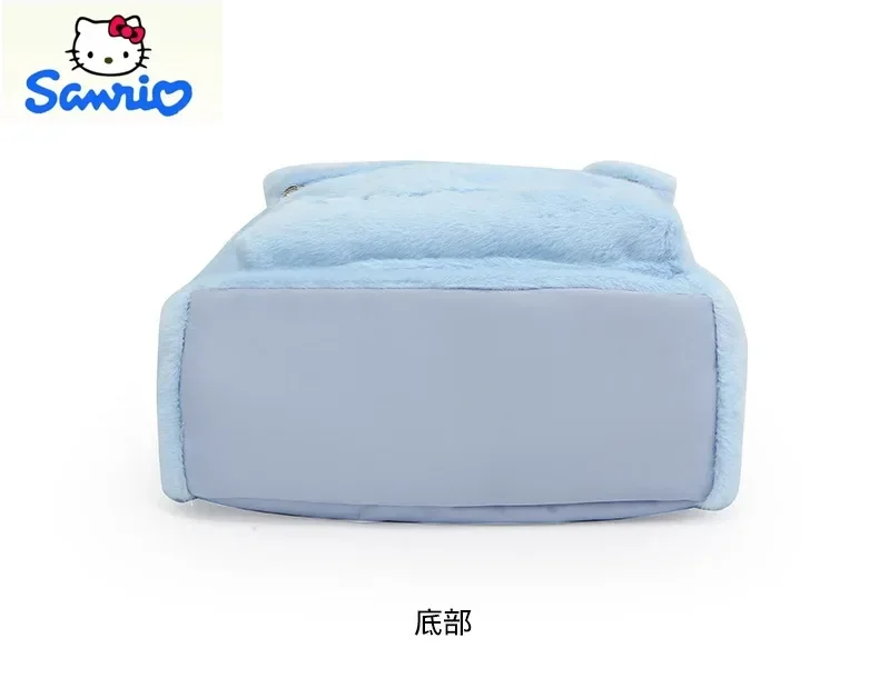 حقيبة ظهر سانريو عالية الجودة مطرزة بالكرتون هالو كيتي ذات سعة كبيرة ولطيفة وخفيفة الوزن