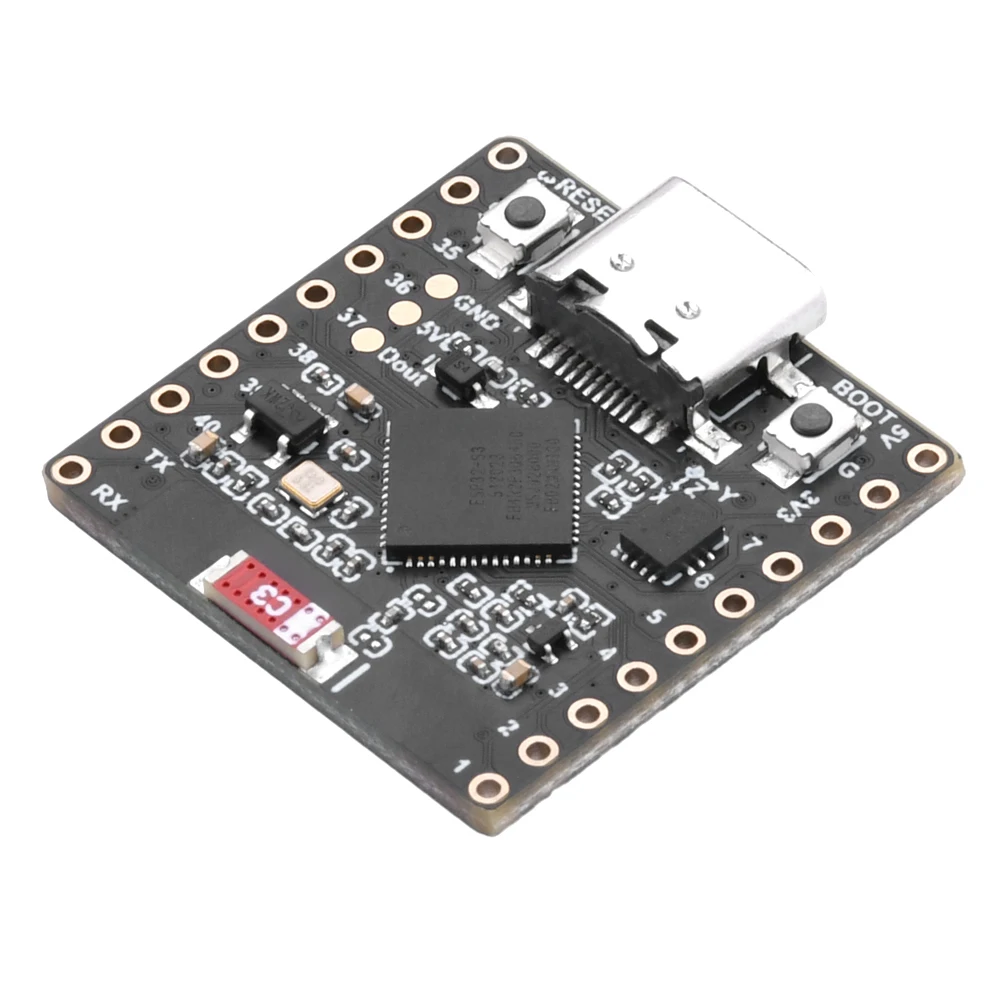 ESP32-S3 Mini-Entwicklungsboard WIFI BT BLE 5 8x8 RGB LED-Matrix an Bord für Elektronikprojekte – Detail 5